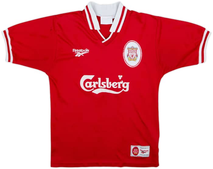 1996-98 Liverpool Home Shirt - 5/10 - (S)