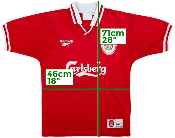 1996-98 Liverpool Home Shirt - 5/10 - (S)