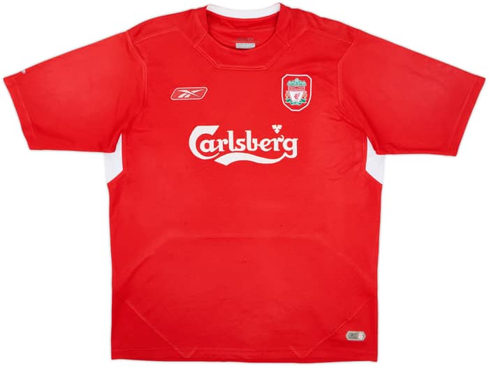 2004-06 Liverpool Home Shirt Cisse #9 - 4/10 - (XL)