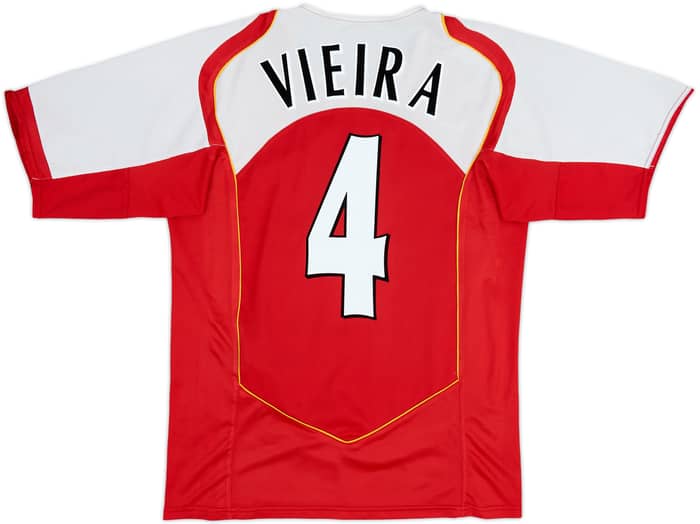 2004-05 Arsenal Camiseta de local Vieira #4 - 6/10 - (M)