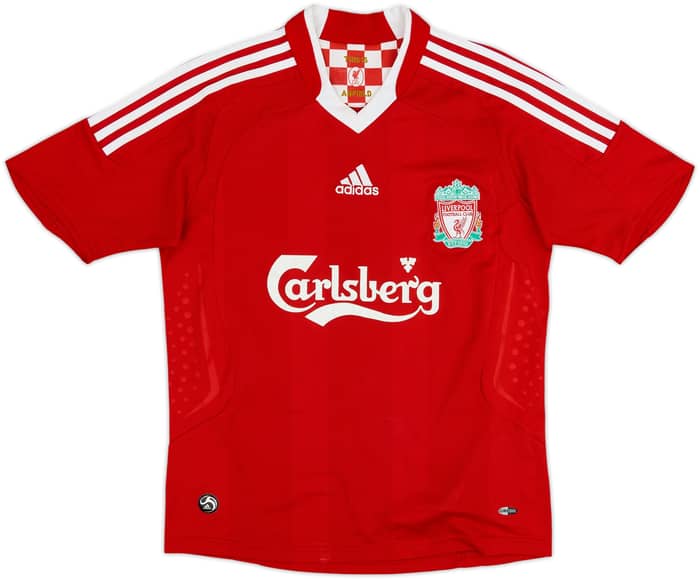 Camiseta de local del Liverpool 2008-10 Torres #9 - 6/10 - (Niños L)