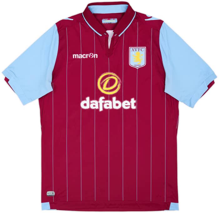 2014-15 Aston Villa Home Shirt Grealish #40 - 7/10 - (L)