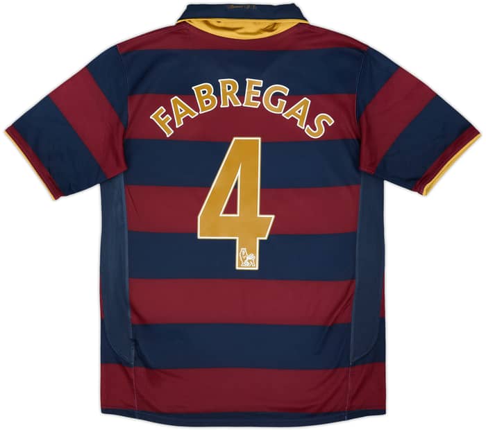 Camiseta de la tercera equipación del Arsenal 2007-08 Fabregas #4 - 6/10 - (XL.Niños)