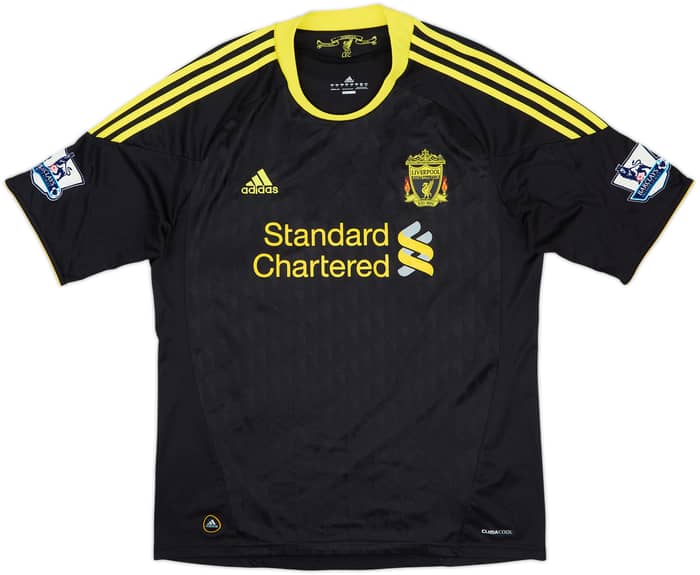 Camiseta de la tercera equipación del Liverpool 2010-11 Suarez #7 - 8/10 - (L)