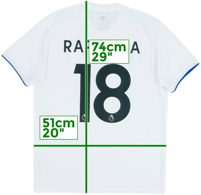 Camiseta de local del Leeds United 2020-21 Raphinha #18 - 6/10 - (M)