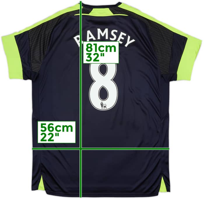 2016-17 Arsenal Third Shirt Ramsey #8 - 8/10 - (XL)