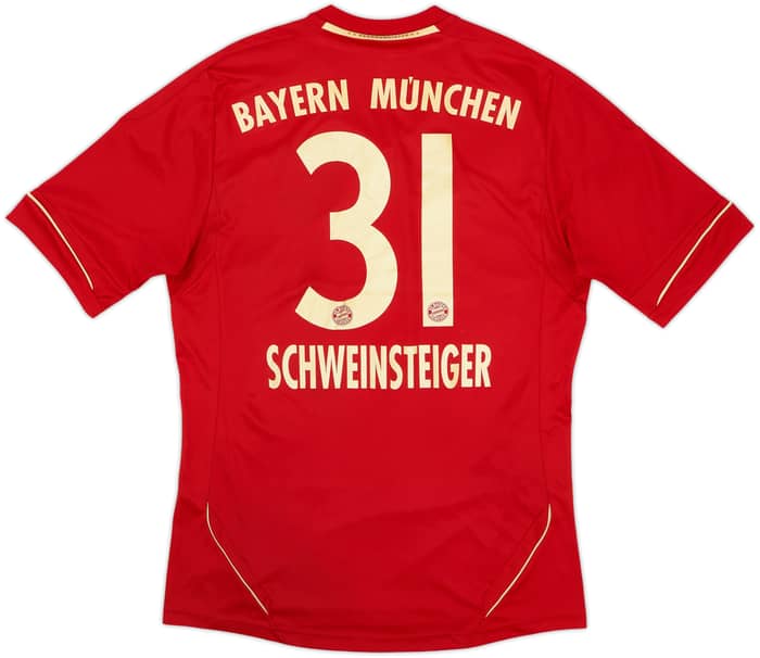 2011-13 Bayern Munich Home Shirt Schweinsteiger #31 - 6/10 - (S)