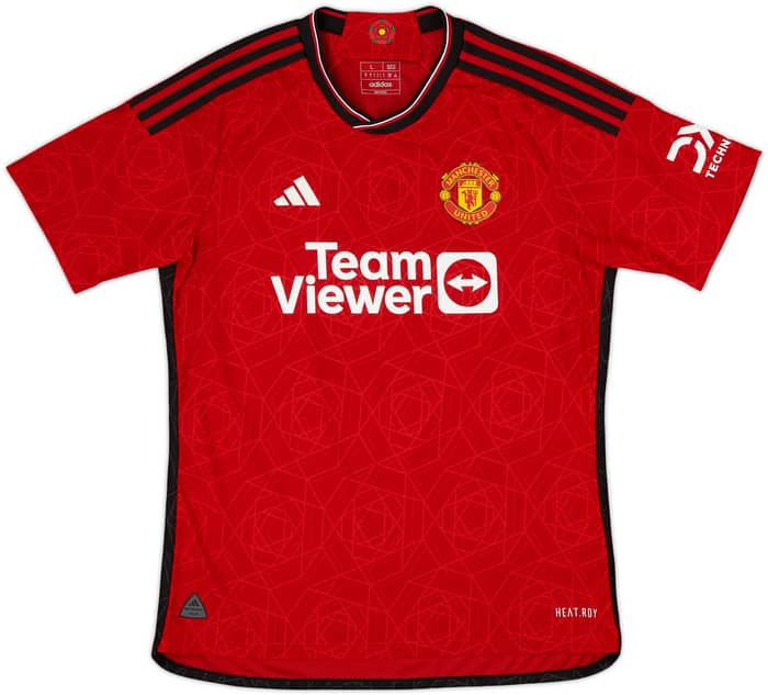 2023-24 Manchester United Authentic Home Shirt B.Fernandes #8 - 10/10 - (L)