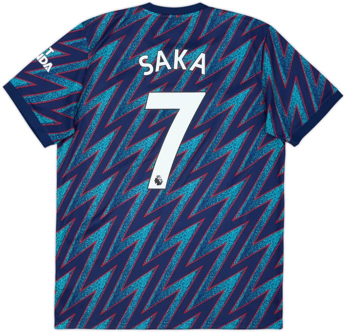 2021-22 Arsenal Third Shirt Saka #7 - 10/10 - (L)