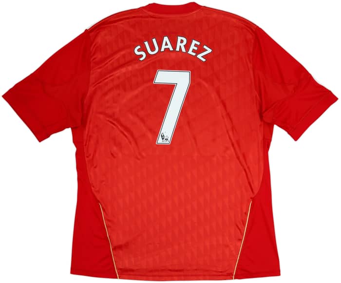 2010-12 Liverpool Home Shirt Suarez #7 - 5/10 - (XXL)