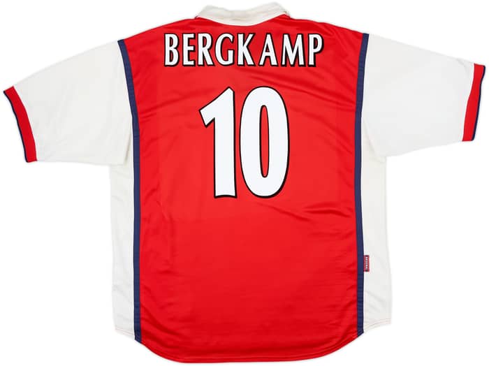 1998-99 Arsenal Home Shirt Bergkamp #10 - 6/10 - (XL)