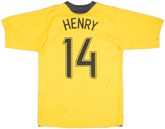 2006-07 Arsenal Away Shirt Henry #14 - 8/10 - (M)