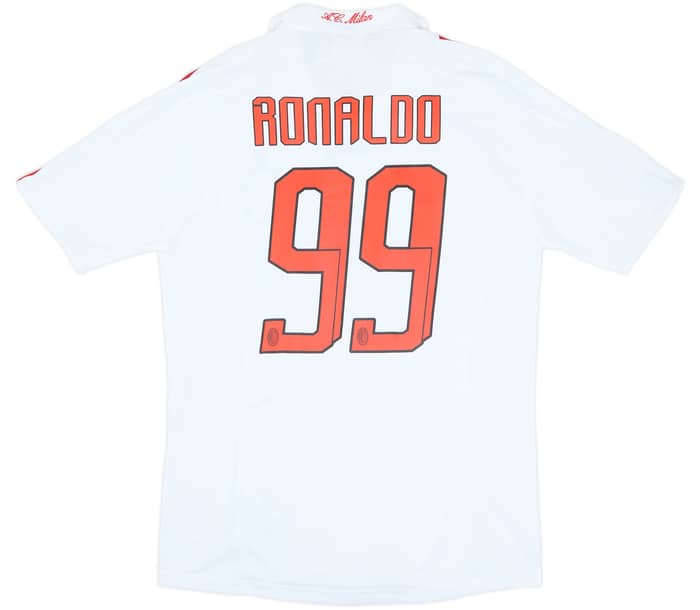 2007-08 AC Milan Away Shirt Ronaldo #99 (M)