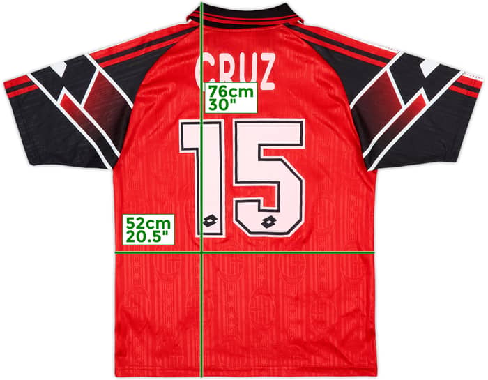 1997-98 AC Milan 'Belo Horizonte' Fourth Shirt Cruz #15 - 8/10 - (M)