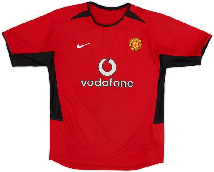 2002-04 Manchester United Home Shirt Ronaldo #7 - 7/10 - (13-14 Years)