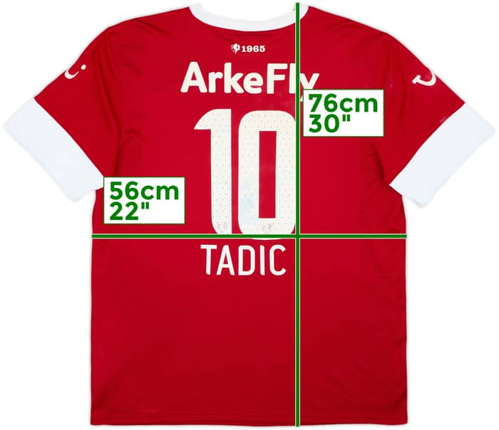 2012-13 FC Twente Home Shirt Tadic #10 - 6/10 - (XL)