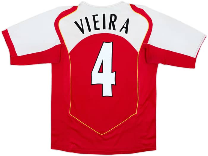 2004-05 Arsenal Home Shirt Vieira #4 - 5/10 - (S)