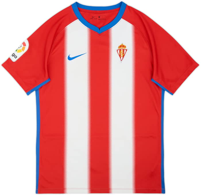 2018-19 Sporting Gijon Home Shirt - 5/10 - (M)