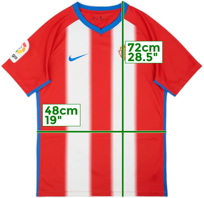 2018-19 Sporting Gijon Home Shirt - 5/10 - (M)