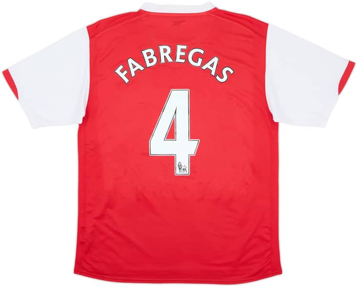 2006-08 Arsenal Home Shirt Fabregas #4 - 6/10 - (M)