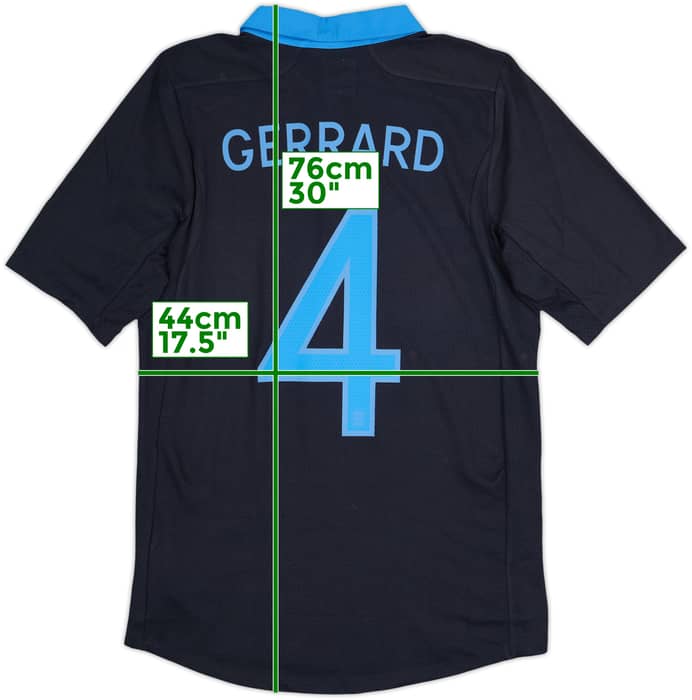 2011-12 England 'v Sweden' Away Shirt Gerrard #4 (S)