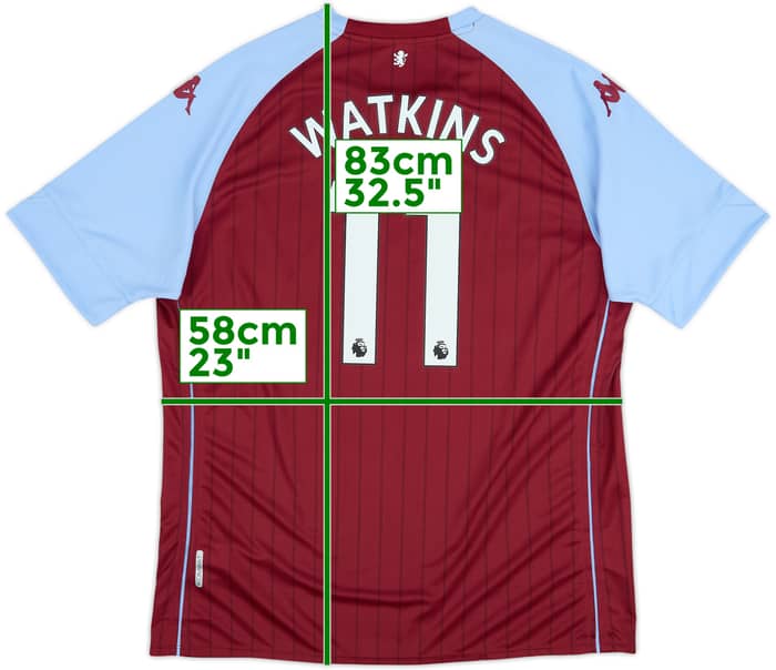 2020-21 Aston Villa Home Shirt Watkins #11 (3XL)