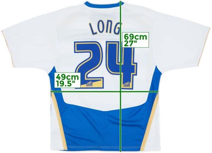 2008-09 Reading Home Shirt Long #24 - 9/10 - (M)