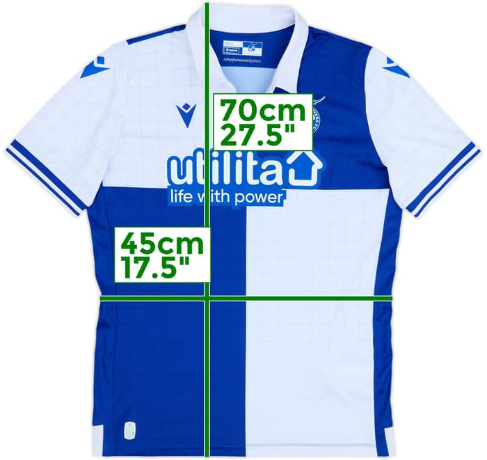 2023-24 Bristol Rovers Home Shirt - 9/10 - (XL.Boys)
