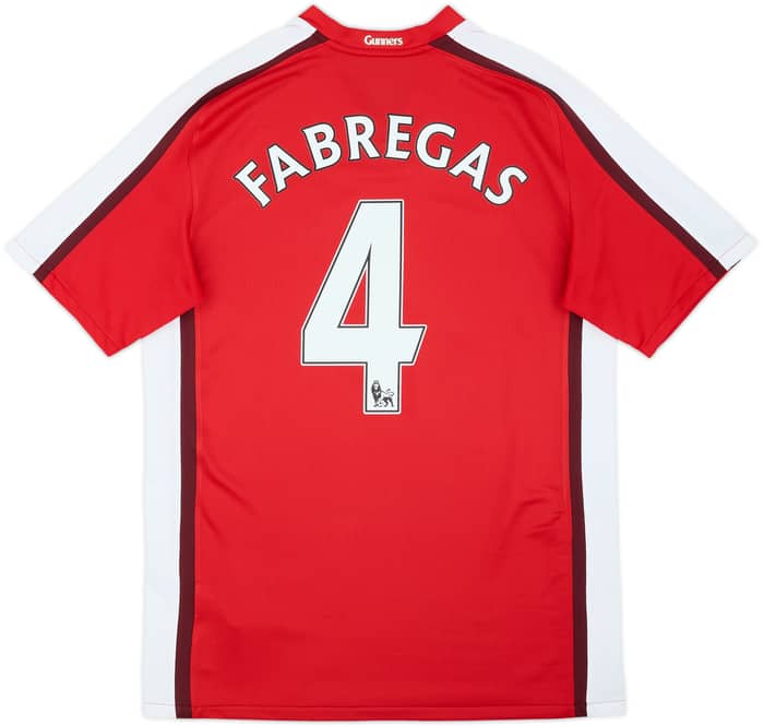 2008-10 Arsenal Home Shirt Fabregas #4 - 6/10 - (S)