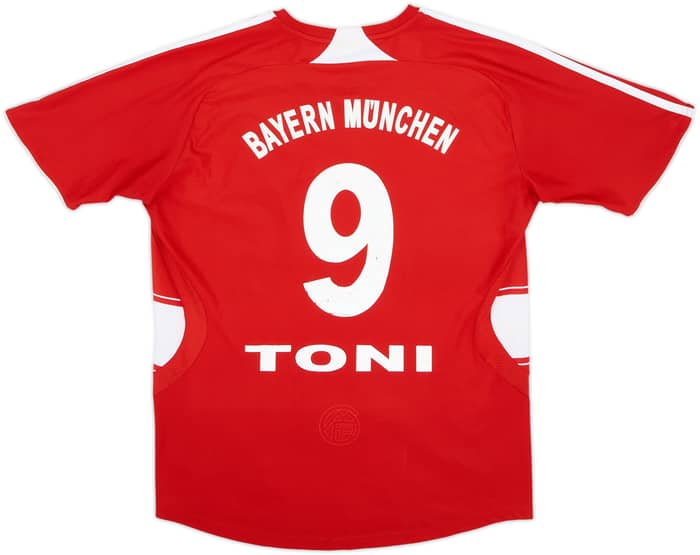 2008-09 Bayern Munich Home Shirt Toni #9 - 6/10 - (M)