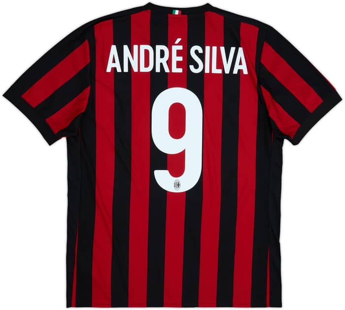 2017-18 AC Milan Home Shirt Andre Silva #9 - 6/10 - (L)