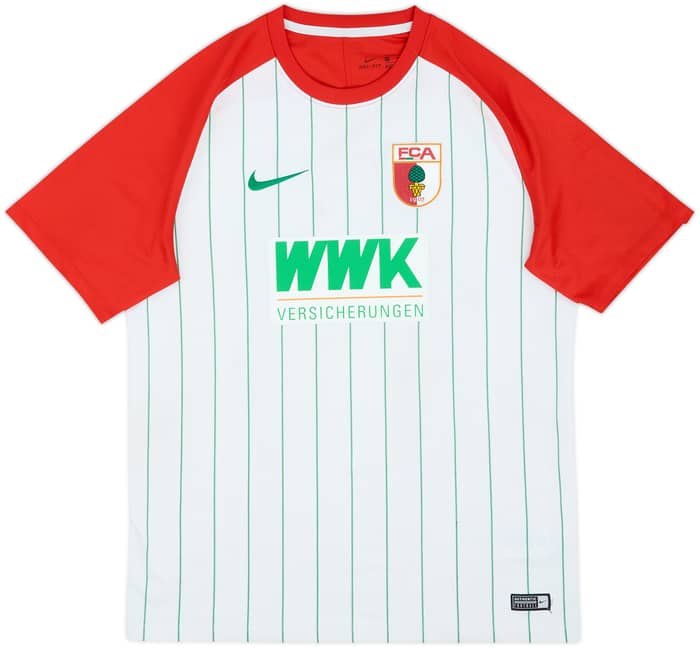 2017-18 Augsburg Home Shirt Finnbogason #27 - 6/10 - (L)