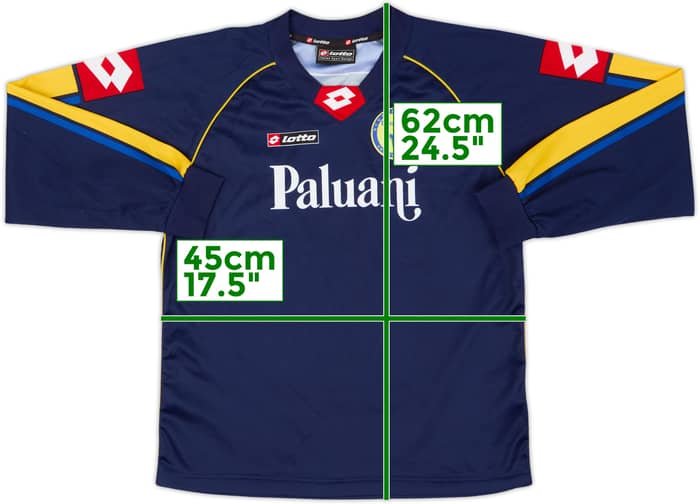 2004-05 Chievo Verona Lotto Scuola Calcio Training L/S Shirt - 8/10 - (L.Boys)