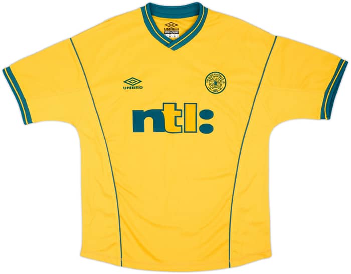 2000-02 Celtic Away Shirt Larsson #7 - 9/10 - (M)