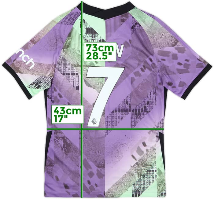 2021-22 Tottenham Third Shirt Son #7 - 8/10 - (S)