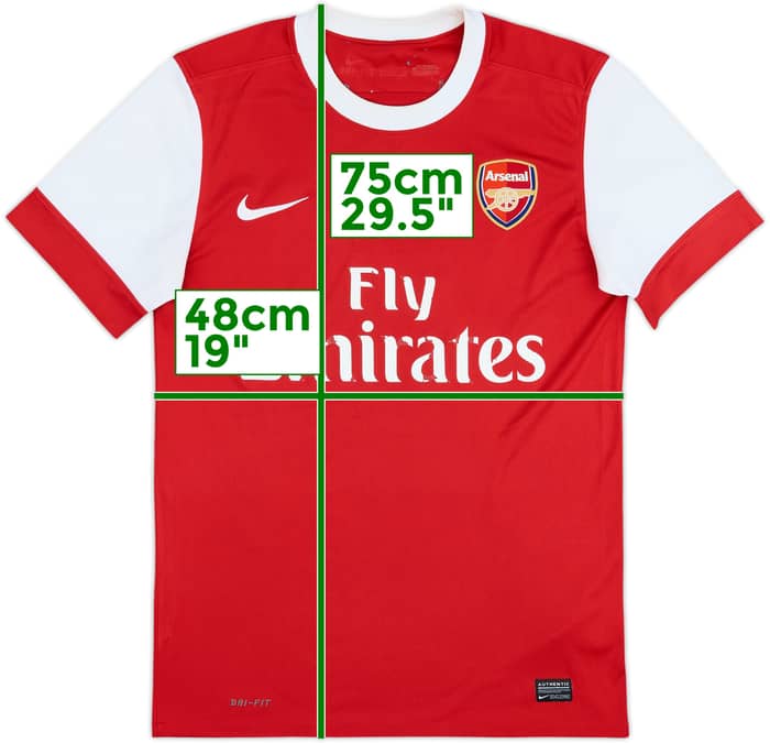 2010-11 Arsenal Home Shirt - 4/10 - (S)