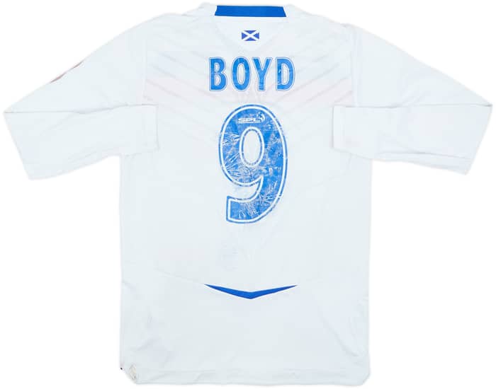 2008-09 Rangers Away L/S Shirt Boyd #9 - 4/10 - (S)