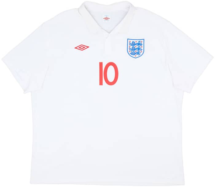 2009-10 England Home Shirt Rooney #10 - 8/10 - (3XL)