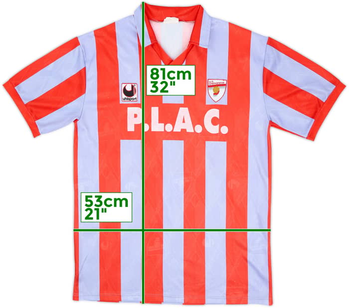 1992-93 Cremonese Youth Match Issue Home Shirt #13