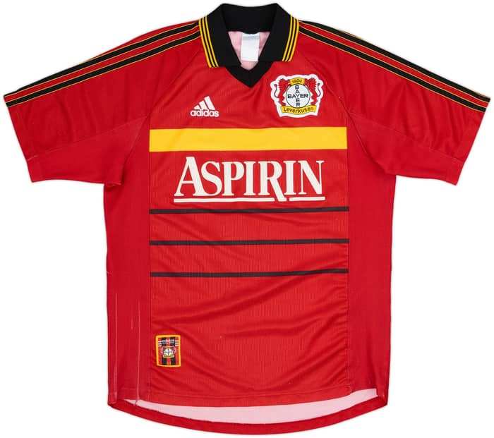 1998-00 Bayer Leverkusen Home Shirt Ballack #13 - 7/10 - (XL.Boys)