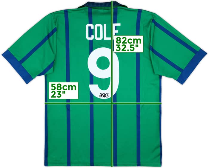 1994-95 Newcastle Third Shirt Cole #9 - 8/10 - (L)
