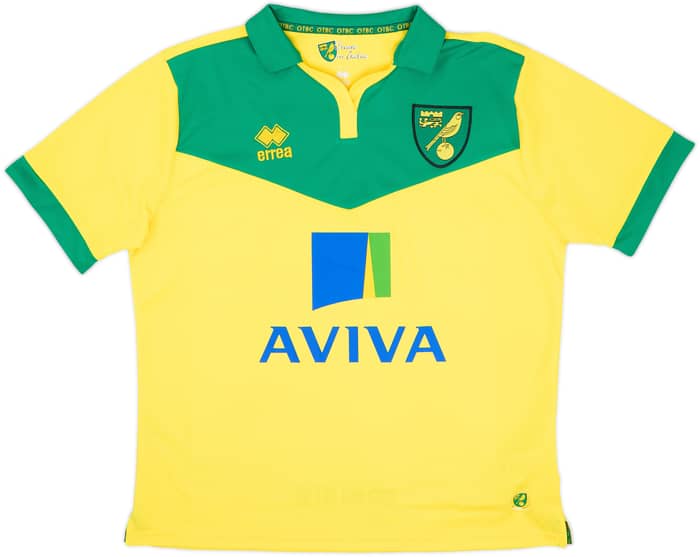 2014-15 Norwich Home Shirt - 8/10 - (XXL)