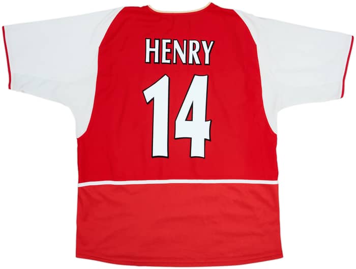 2002-04 Arsenal Home Shirt Henry #14 - 8/10 - (XXL)