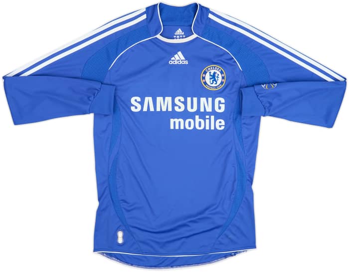 Camiseta de local de manga larga del Chelsea 2006-08 J.Cole #10 - 6/10 - (S)