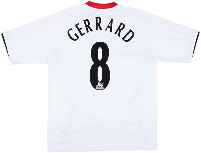 2005-06 Liverpool Away Shirt Gerrard #8 - 7/10 - (L)