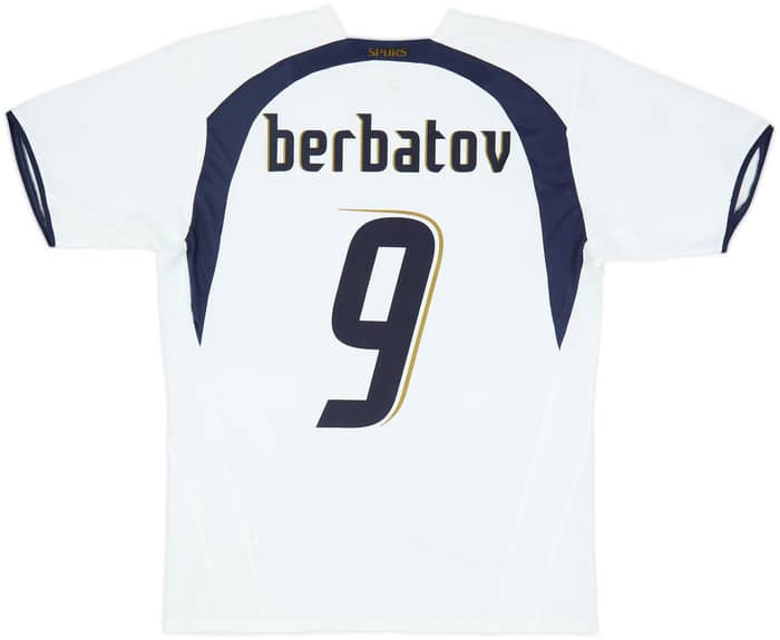 2006-07 Tottenham Home Shirt Berbatov #9 - 8/10 - (M)