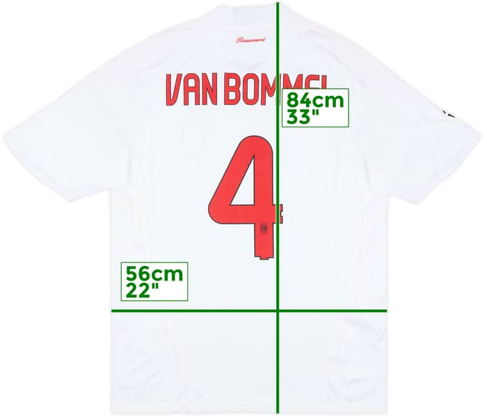 2008-09 AC Milan Player Issue Away Shirt van Bommel #4 - 6/10 - (XL)
