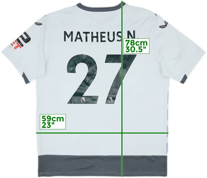 2022-23 Wolves Third Shirt Matheus N. #27 - 7/10 - (XL)