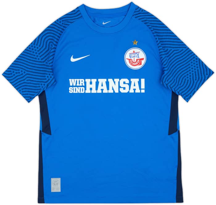2020-21 Hansa Rostock 'Special' Home Shirt Verhoek #18 - 9/10 - (XL.Boys)