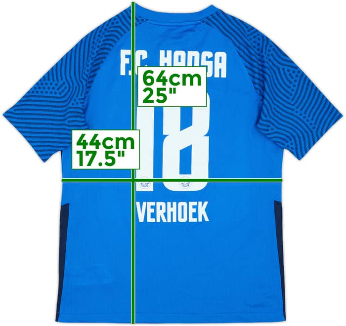 2020-21 Hansa Rostock Special Shirt Verhoek #18 - 8/10 - (XL.Boys)